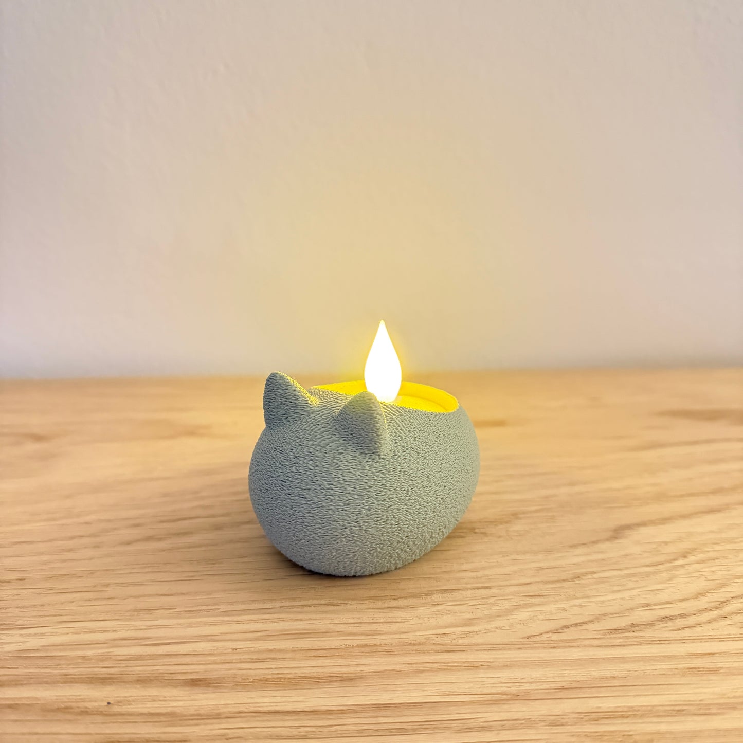 Teelicht „Katze“